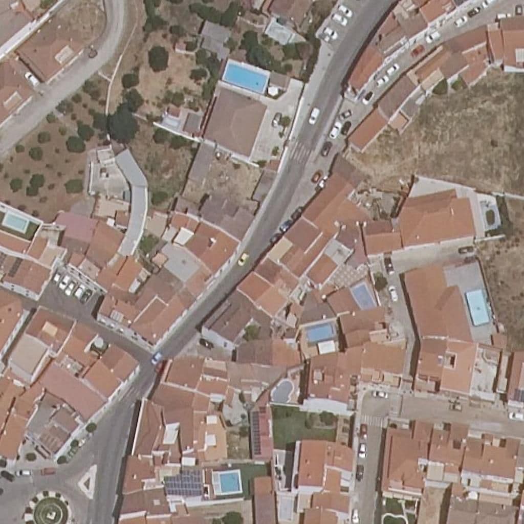 Aerial view of the grounds of RAMON CARANDE