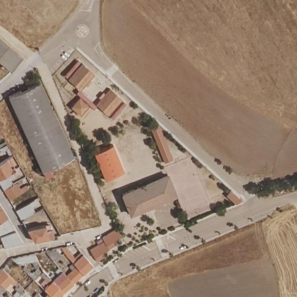 Aerial view of the grounds of NTRA.SRA.DE LA PIEDAD