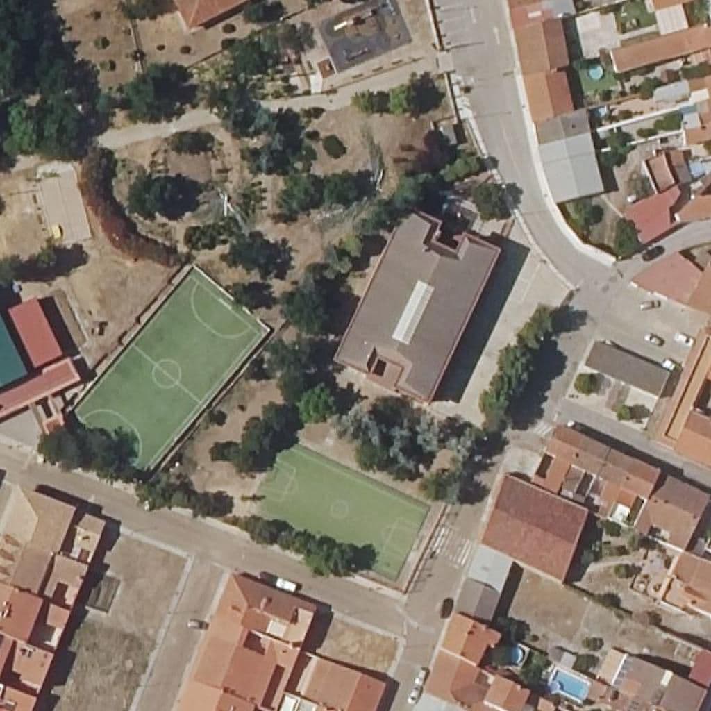 Вид згори на територію школи «NTRA.SRA.DEL PRADO»