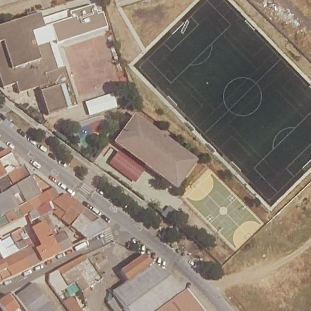 Aerial view of the grounds of PABLO NERUDA