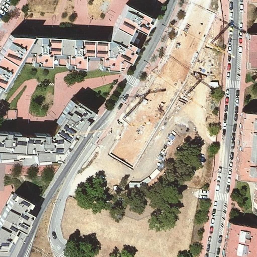 Aerial view of the grounds of Escola Bressol Municipal Torre Del Rellotge