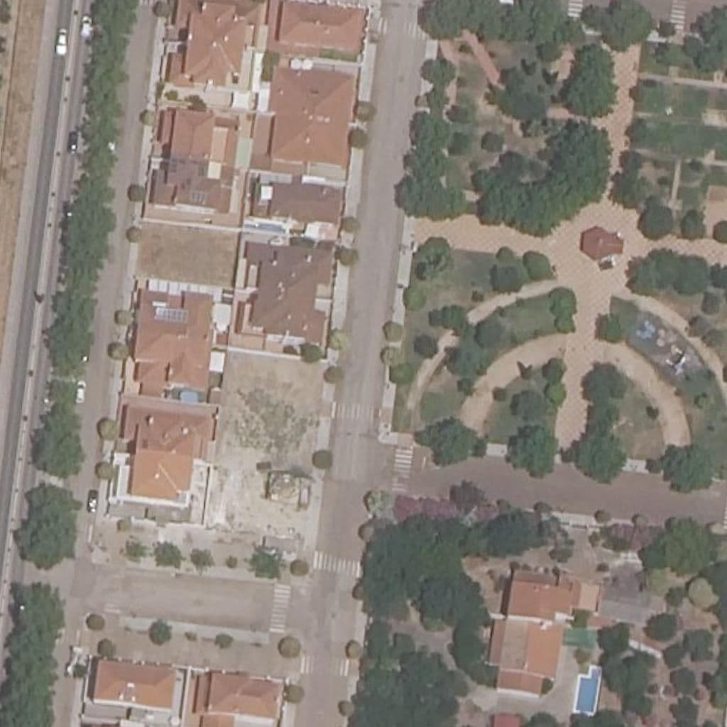 Aerial view of the grounds of LA GUARDE