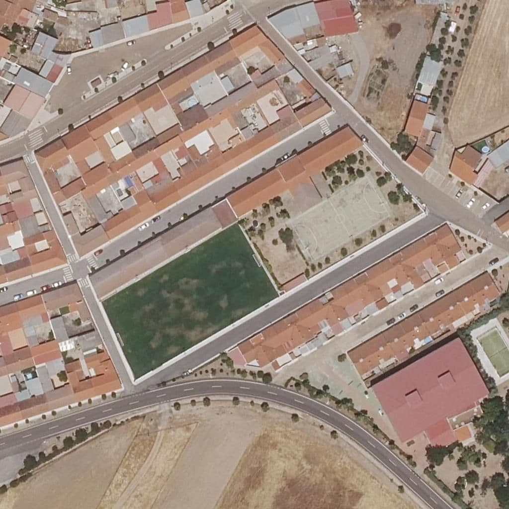 Вид згори на територію школи «SAN BENITO ABAD»