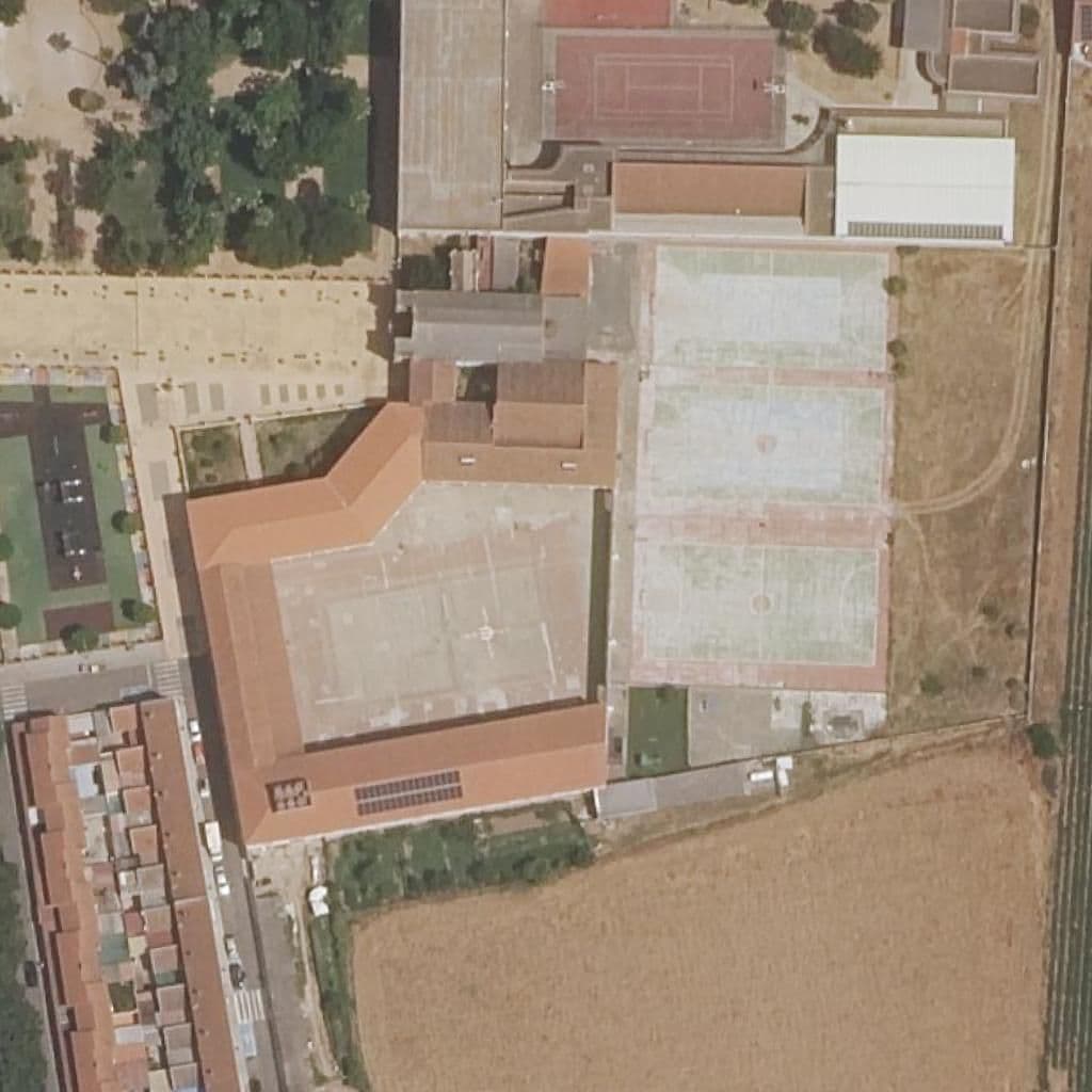 Aerial view of the grounds of MARIA INMACULADA