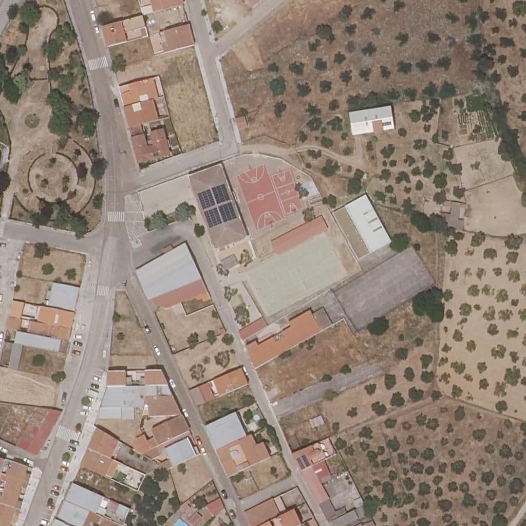 Aerial view of the grounds of FERNANDO SERRANO MANGAS
