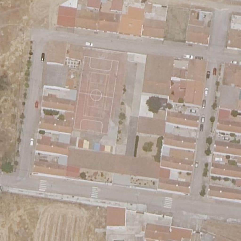 Aerial view of the grounds of NTRA.SRA.DE LOS SANTOS