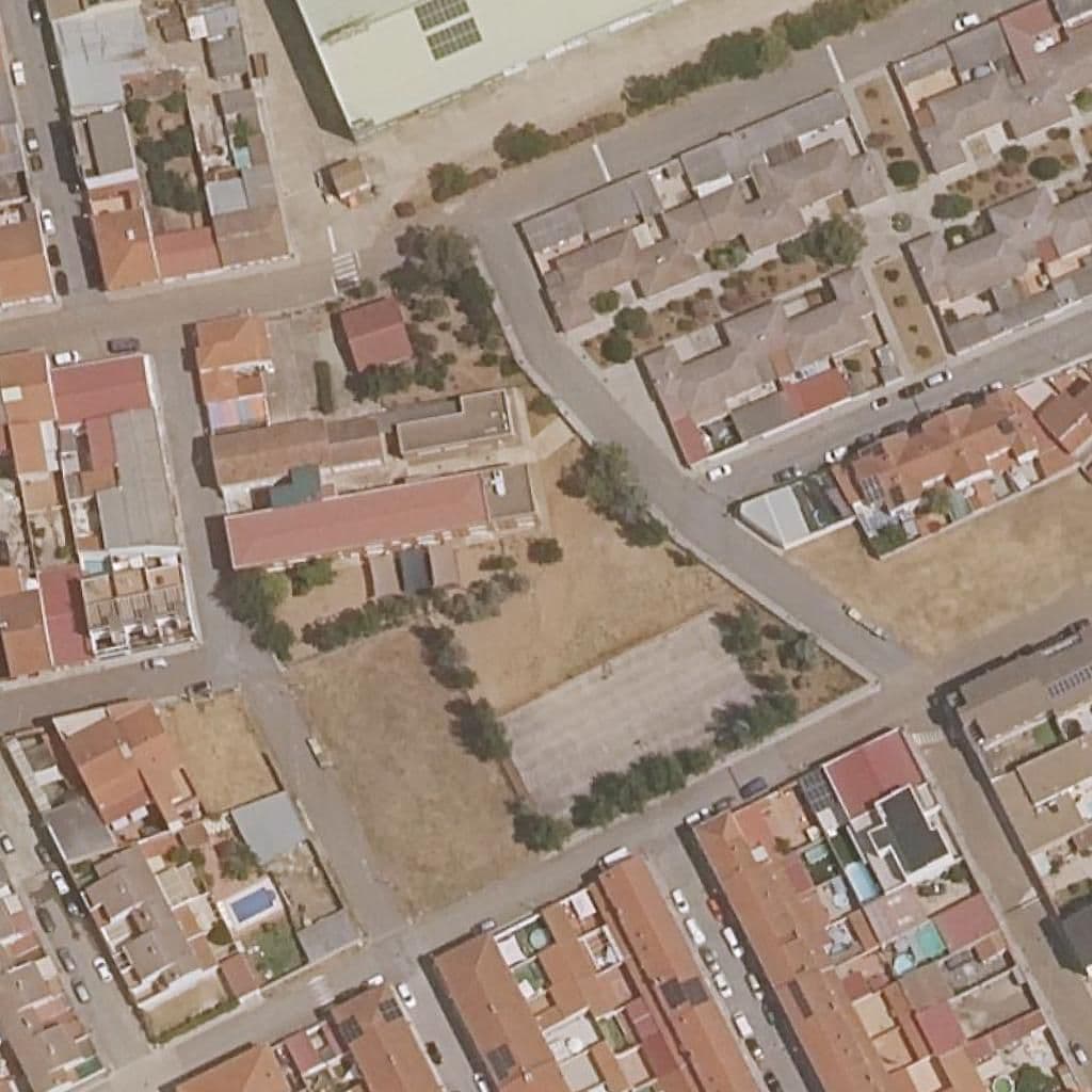 Aerial view of the grounds of SANTISIMA TRINIDAD