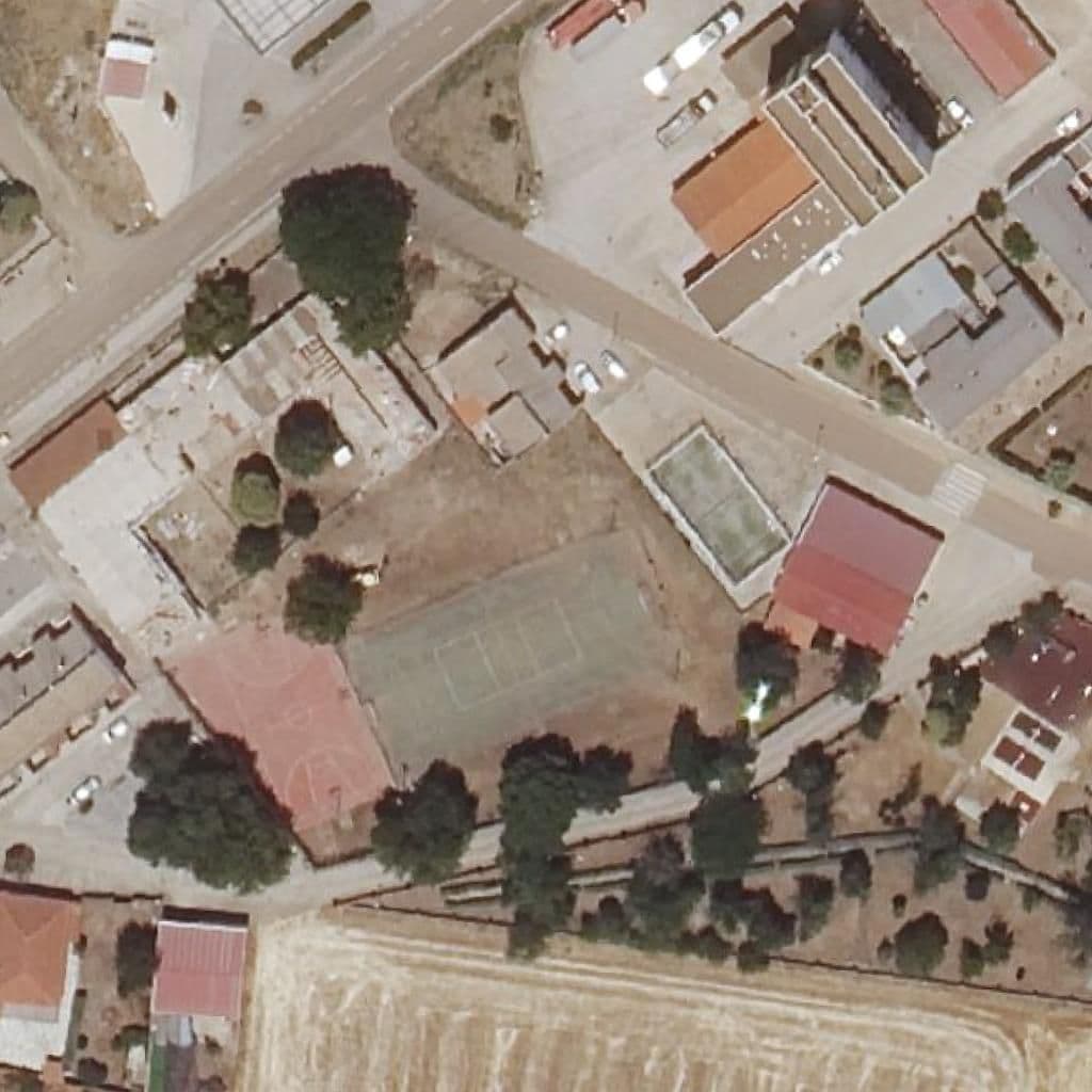 Aerial view of the grounds of FERNANDO ALVARADO