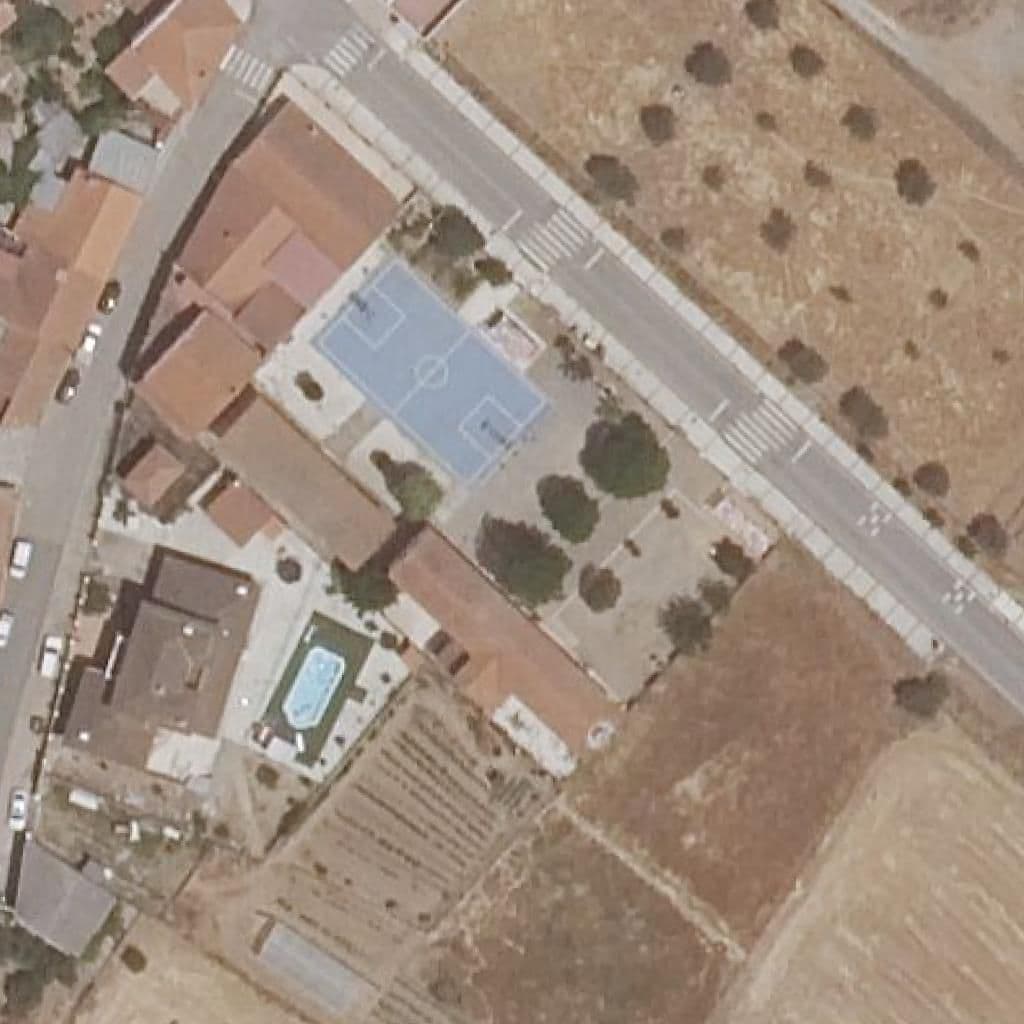 Вид сверху на территорию школы «SANTA MARGARITA»