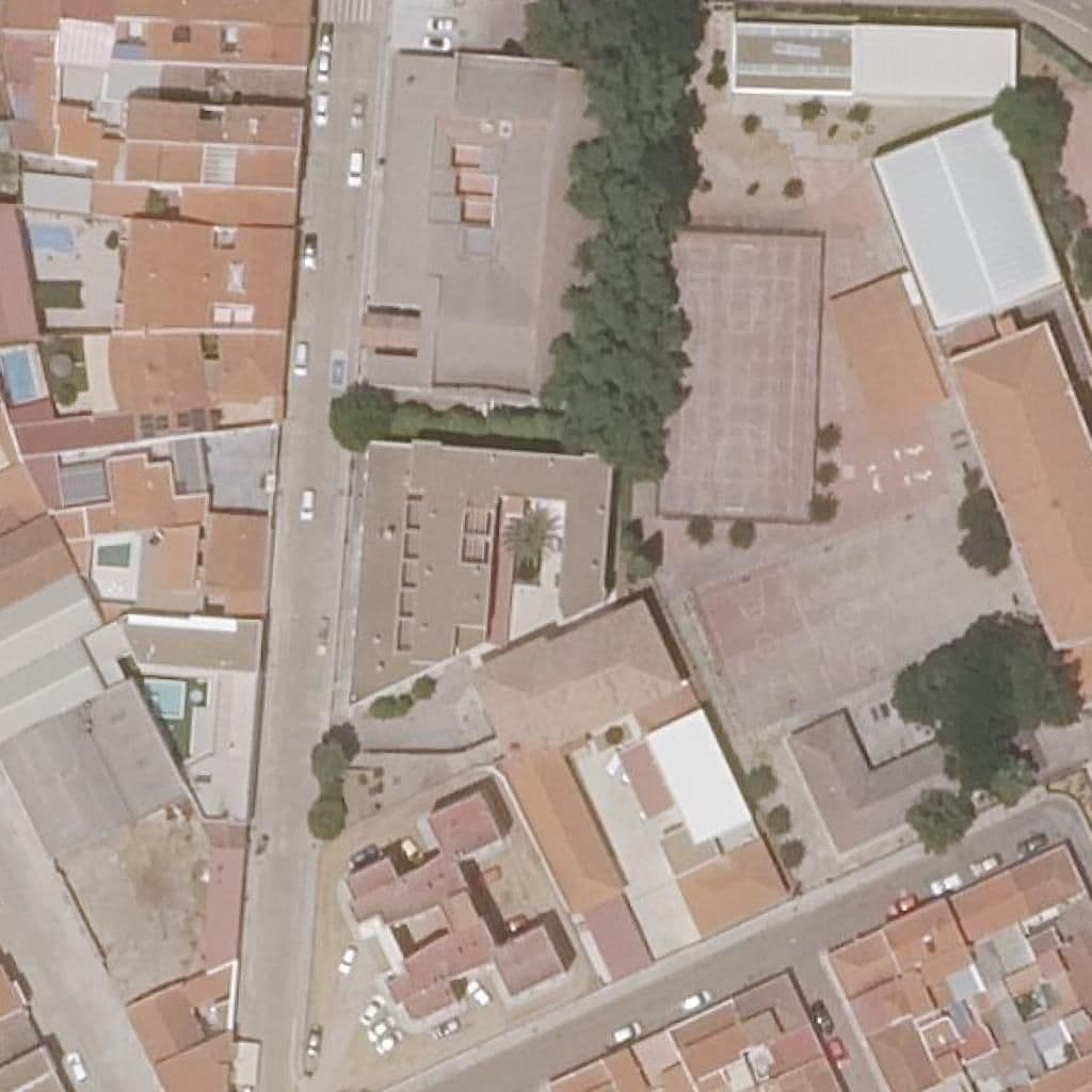 Вид згори на територію школи «CENTRO DE FORMACIÓN DEL MEDIO RURAL»