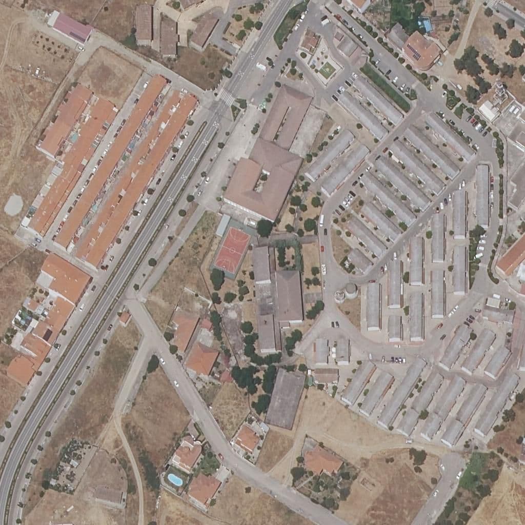 Aerial view of the grounds of SAN PEDRO DE ALCANTARA