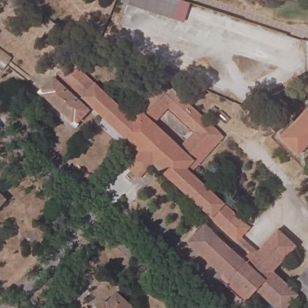 Aerial view of the grounds of PROA