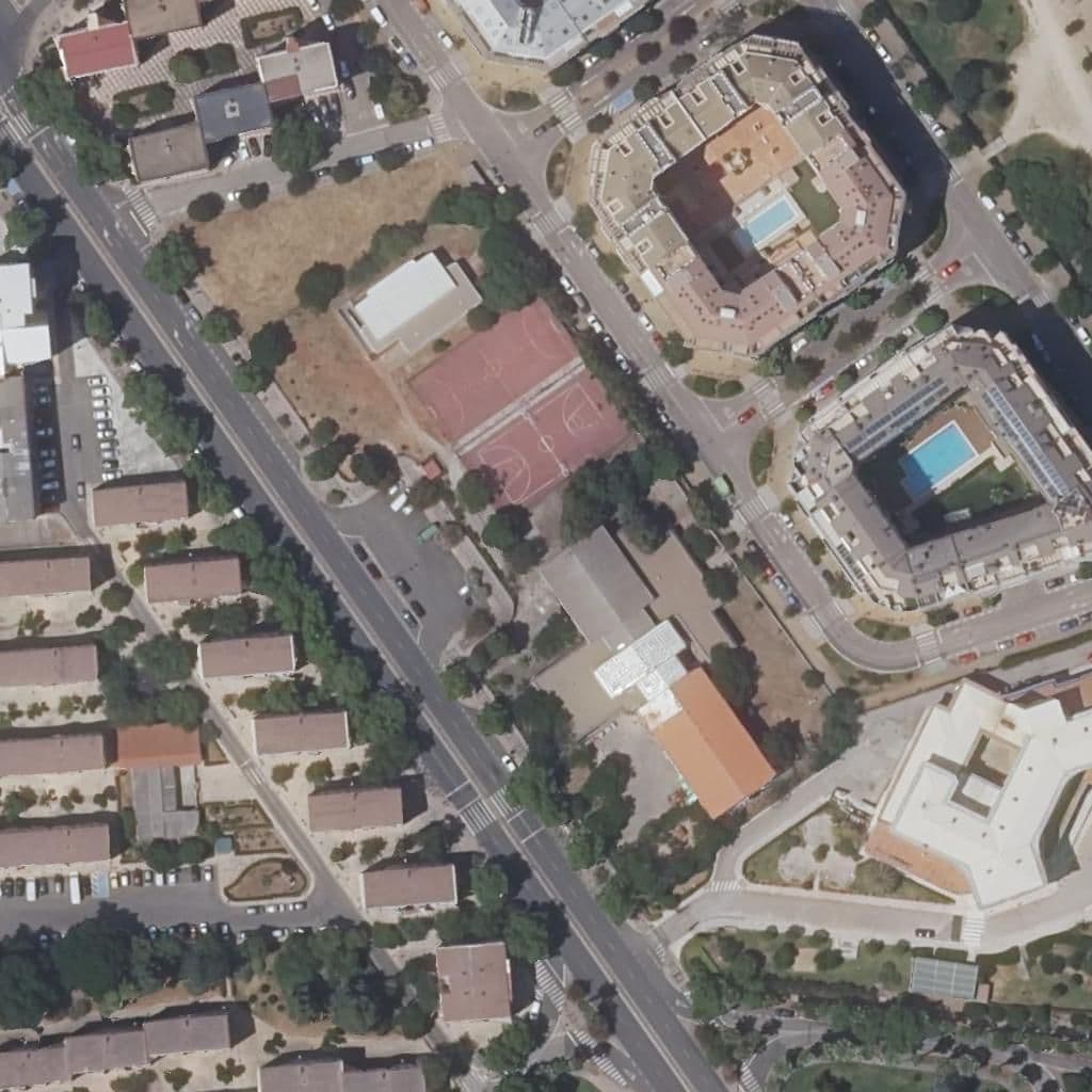 Aerial view of the grounds of CERVANTES