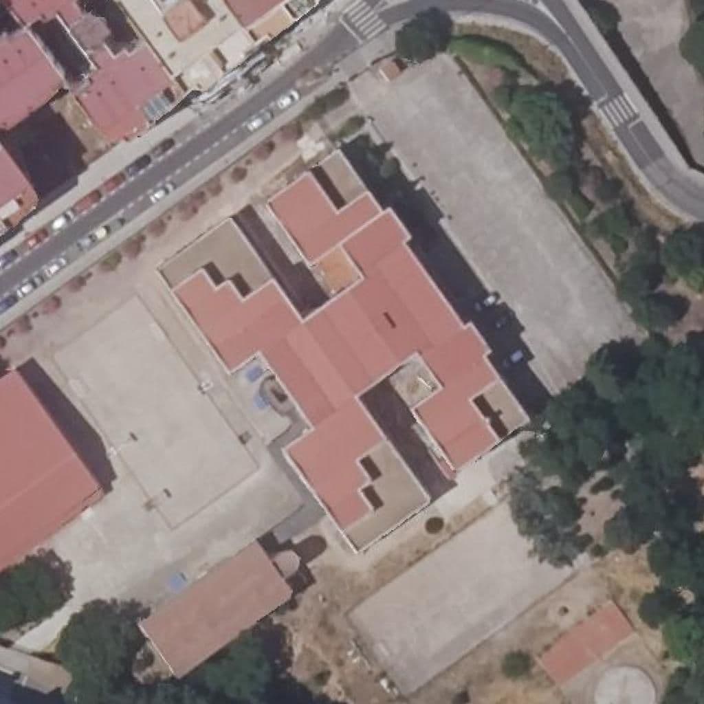 Aerial view of the grounds of NORBA CAESARINA