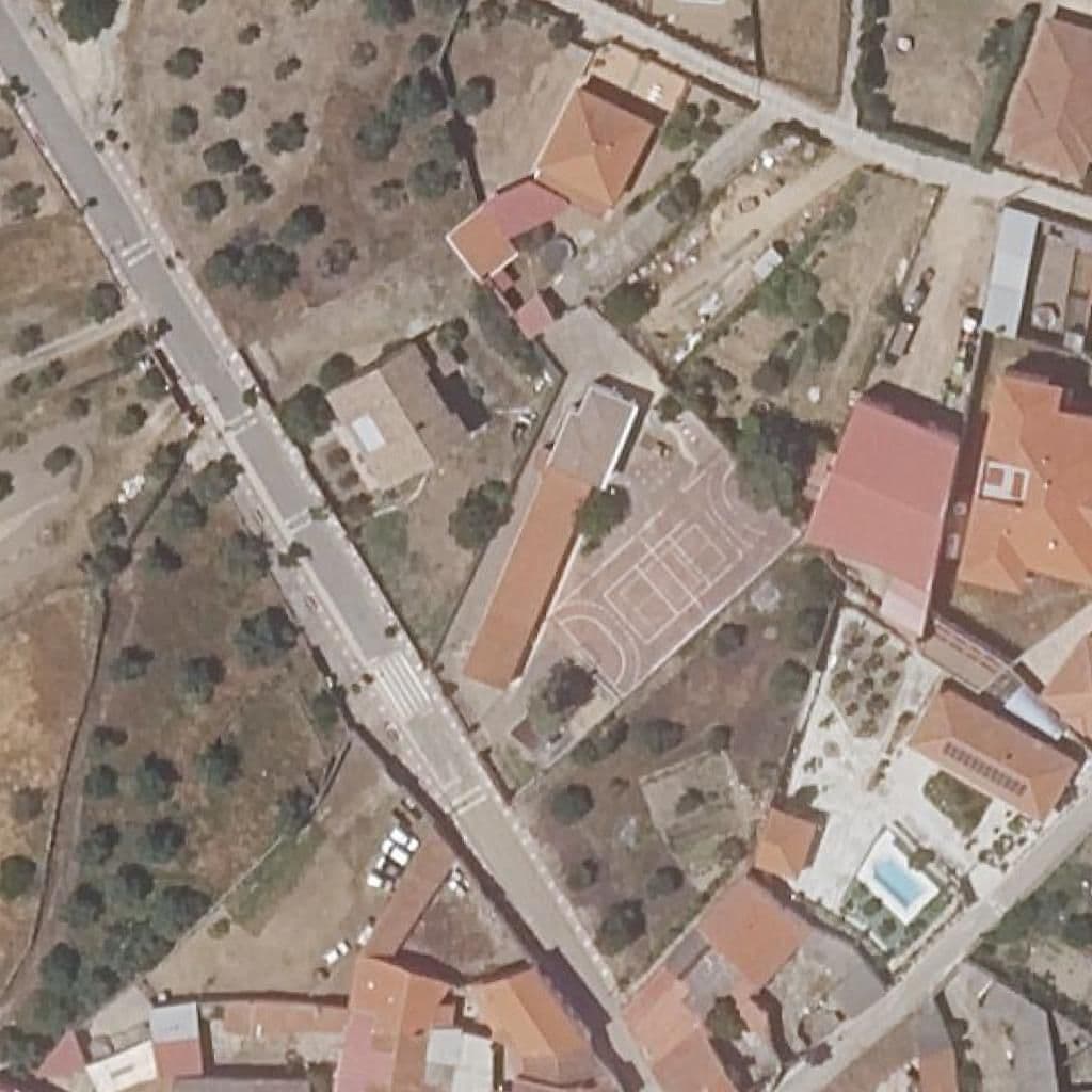 Вид згори на територію школи «C.R.A.LLANOS DE LA VEGA»
