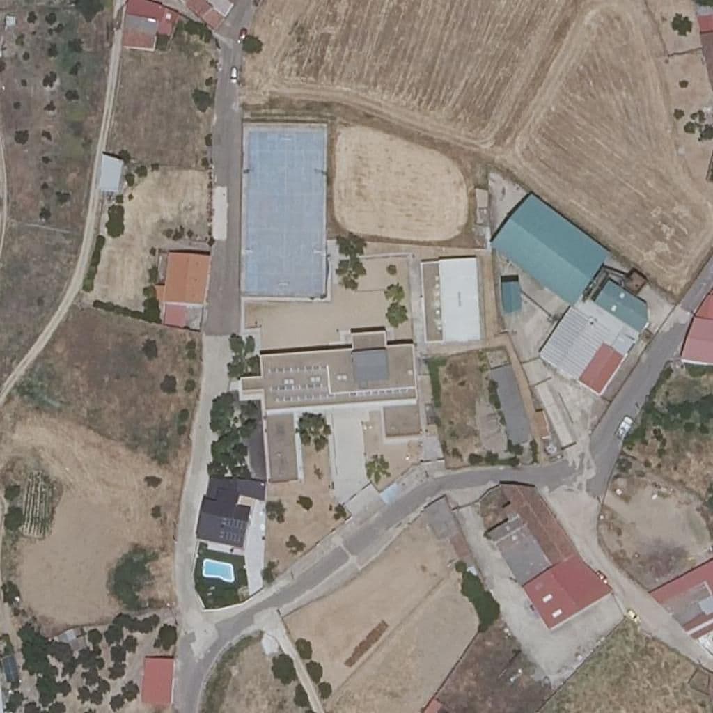 Aerial view of the grounds of FAUSTO MALDONADO