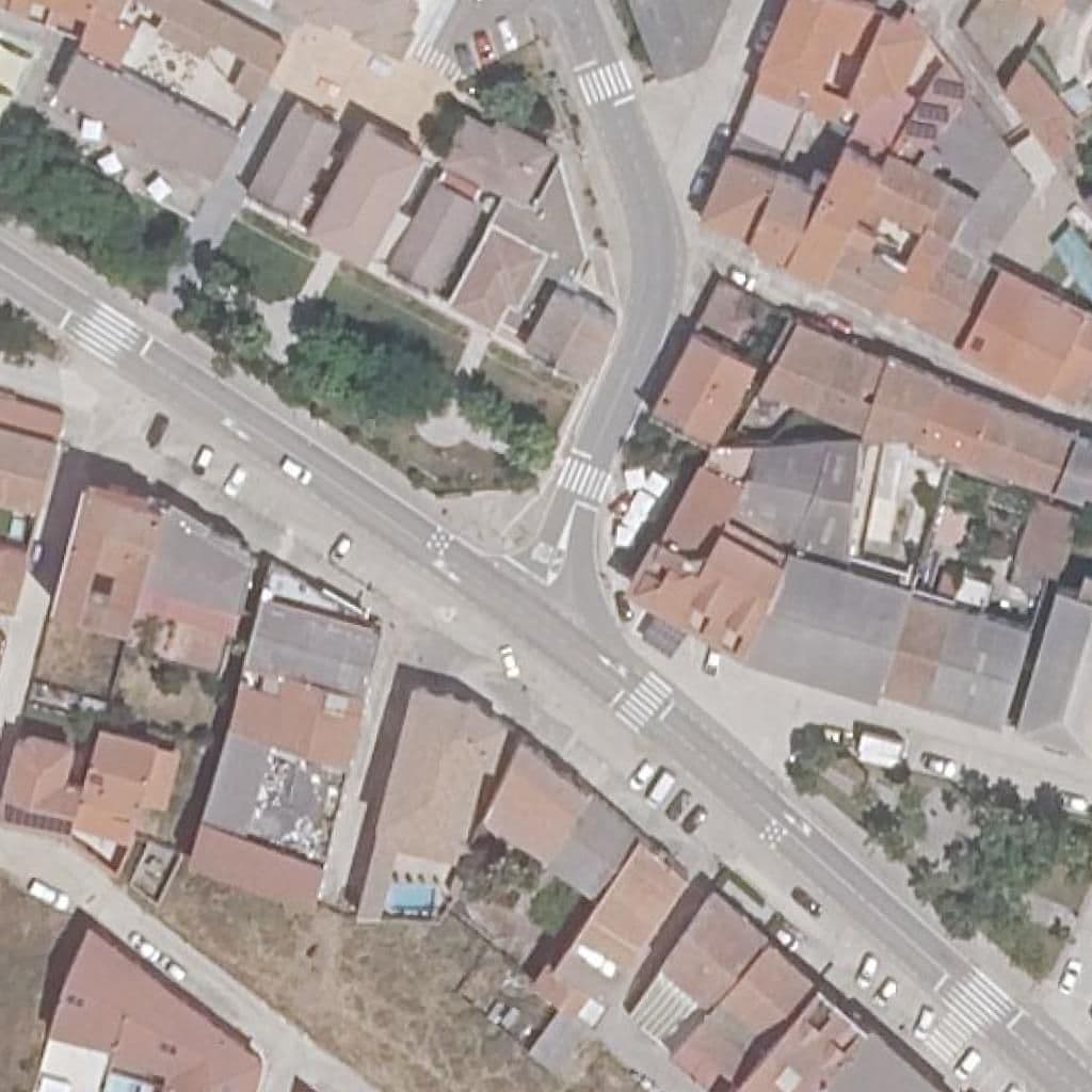Aerial view of the grounds of EL GUSANO DE COLORES