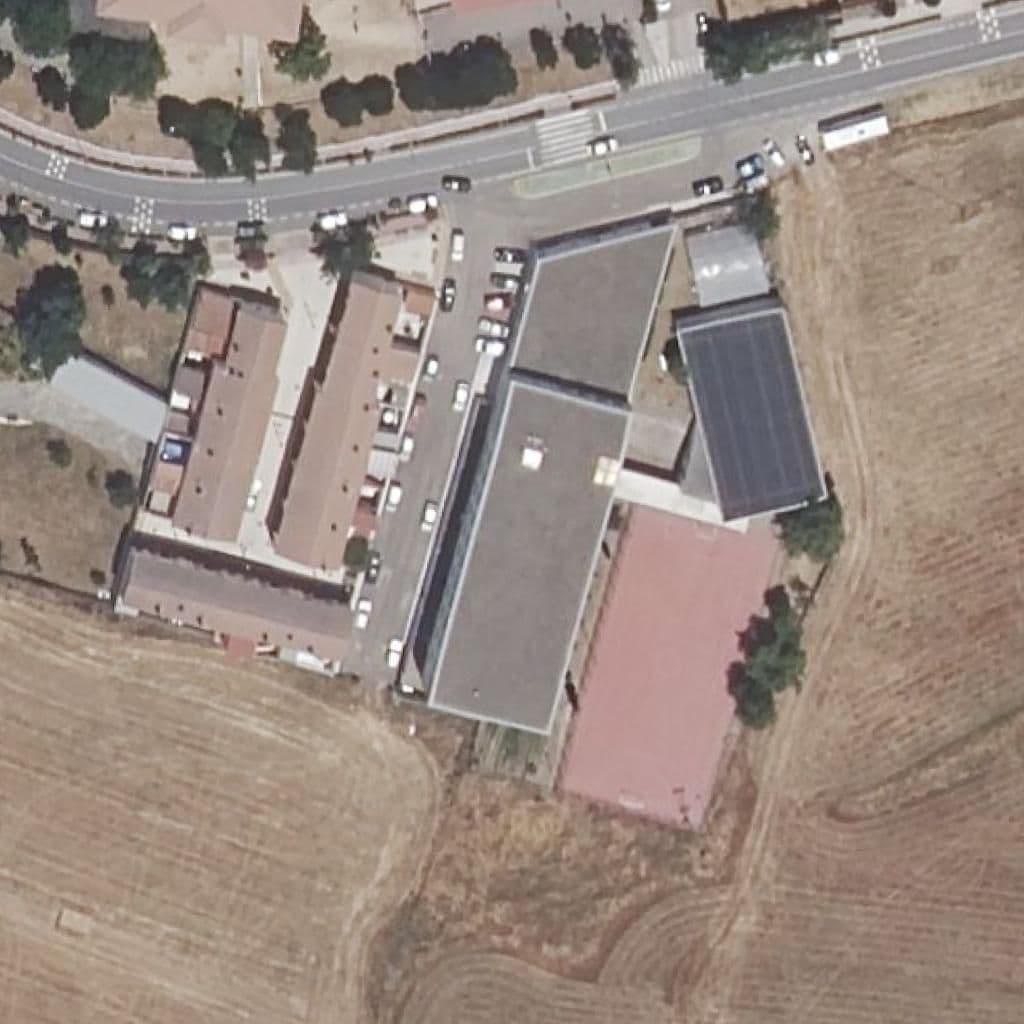 Aerial view of the grounds of IESO CELLA VINARIA