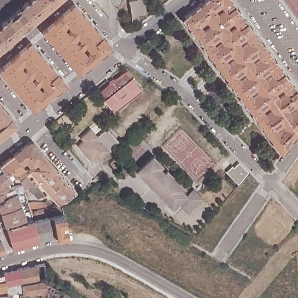 Aerial view of the grounds of ZURBARAN