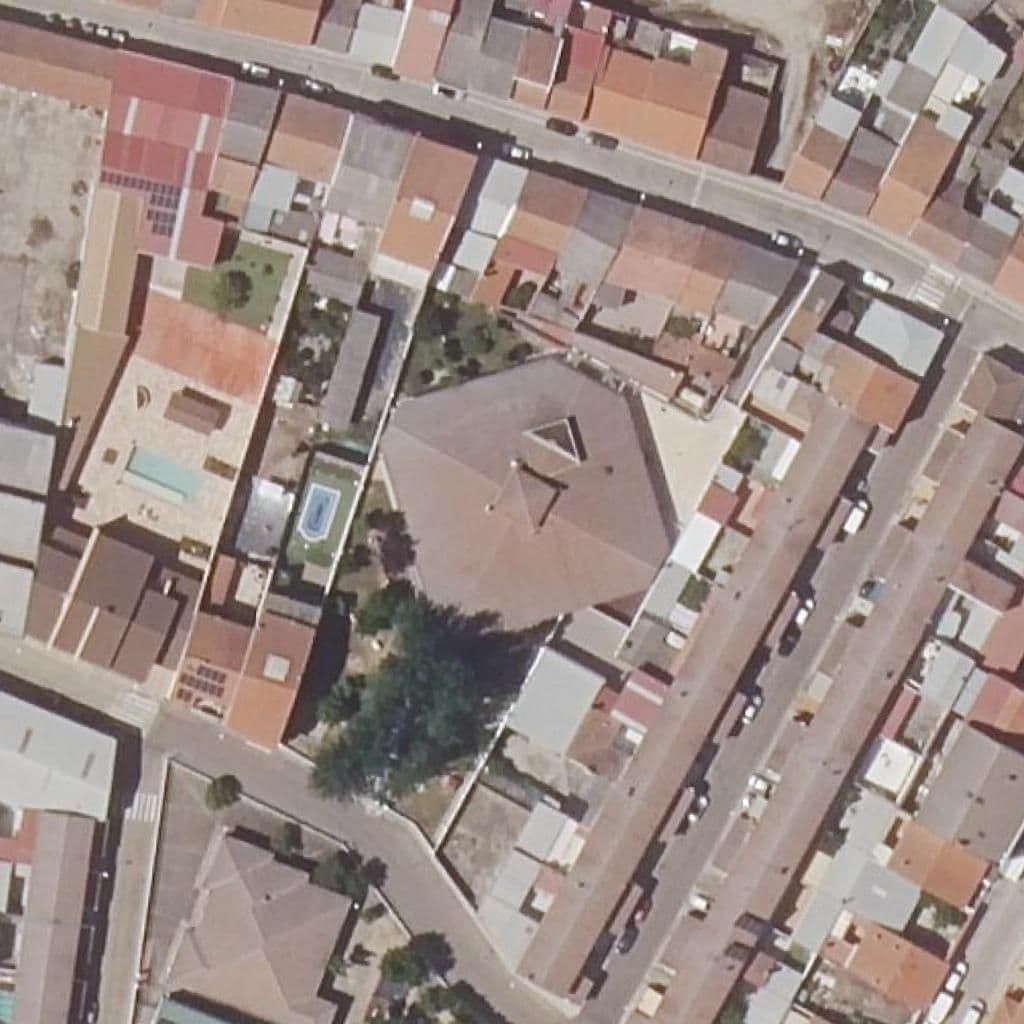 Aerial view of the grounds of ARCO IRIS