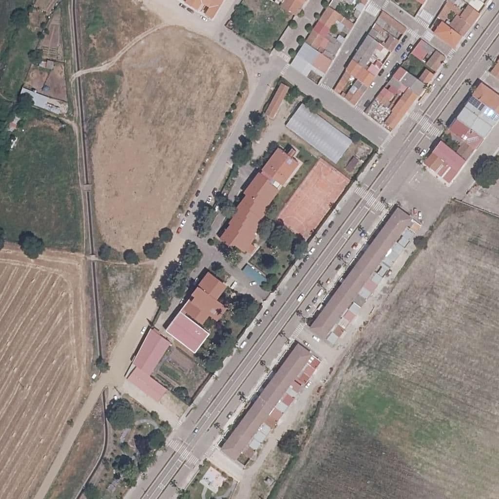 Aerial view of the grounds of CFMR DE MORALEJA