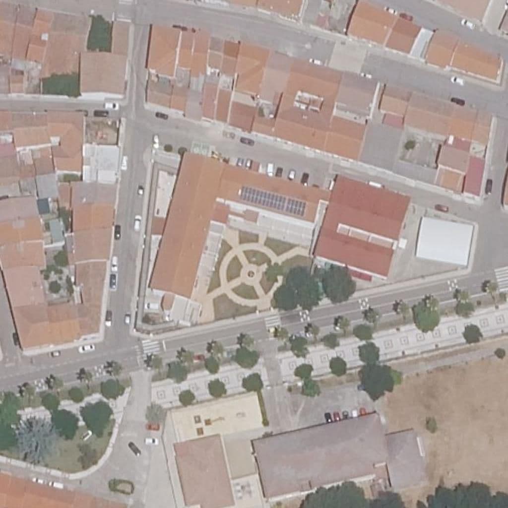 Вид згори на територію школи «SAN JOSE DE CALASANZ»