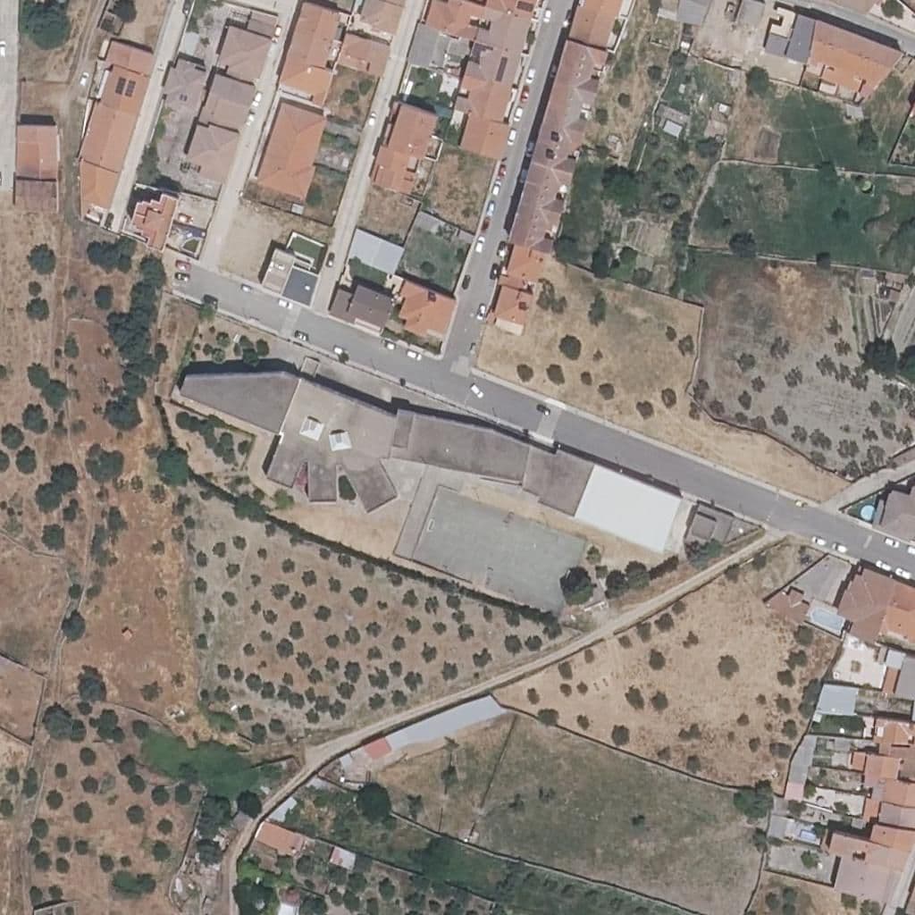 Aerial view of the grounds of IESO "VIA DALMACIA"