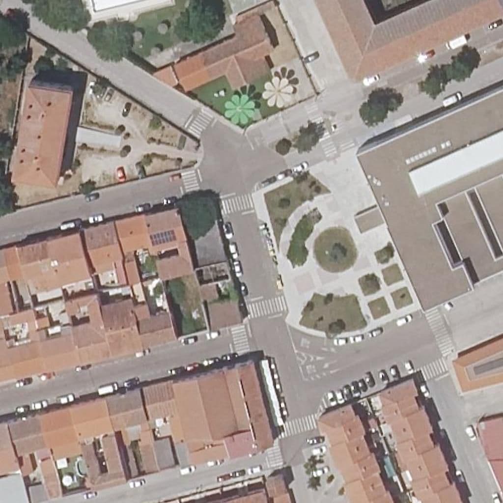 Aerial view of the grounds of BAMBI