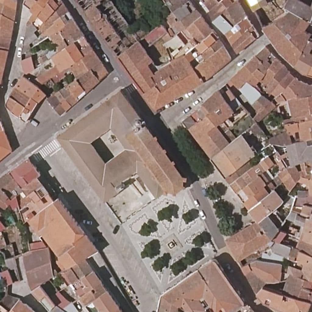 Aerial view of the grounds of SANTA CLARA