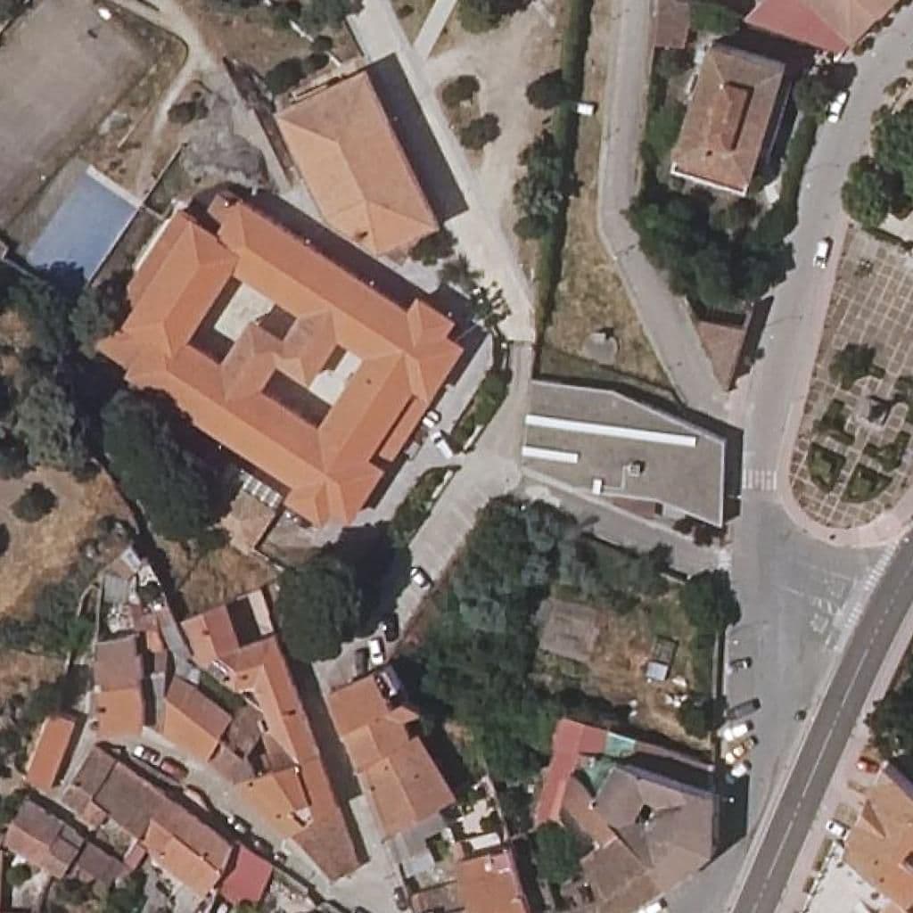 Aerial view of the grounds of LOUSTAU-VALVERDE