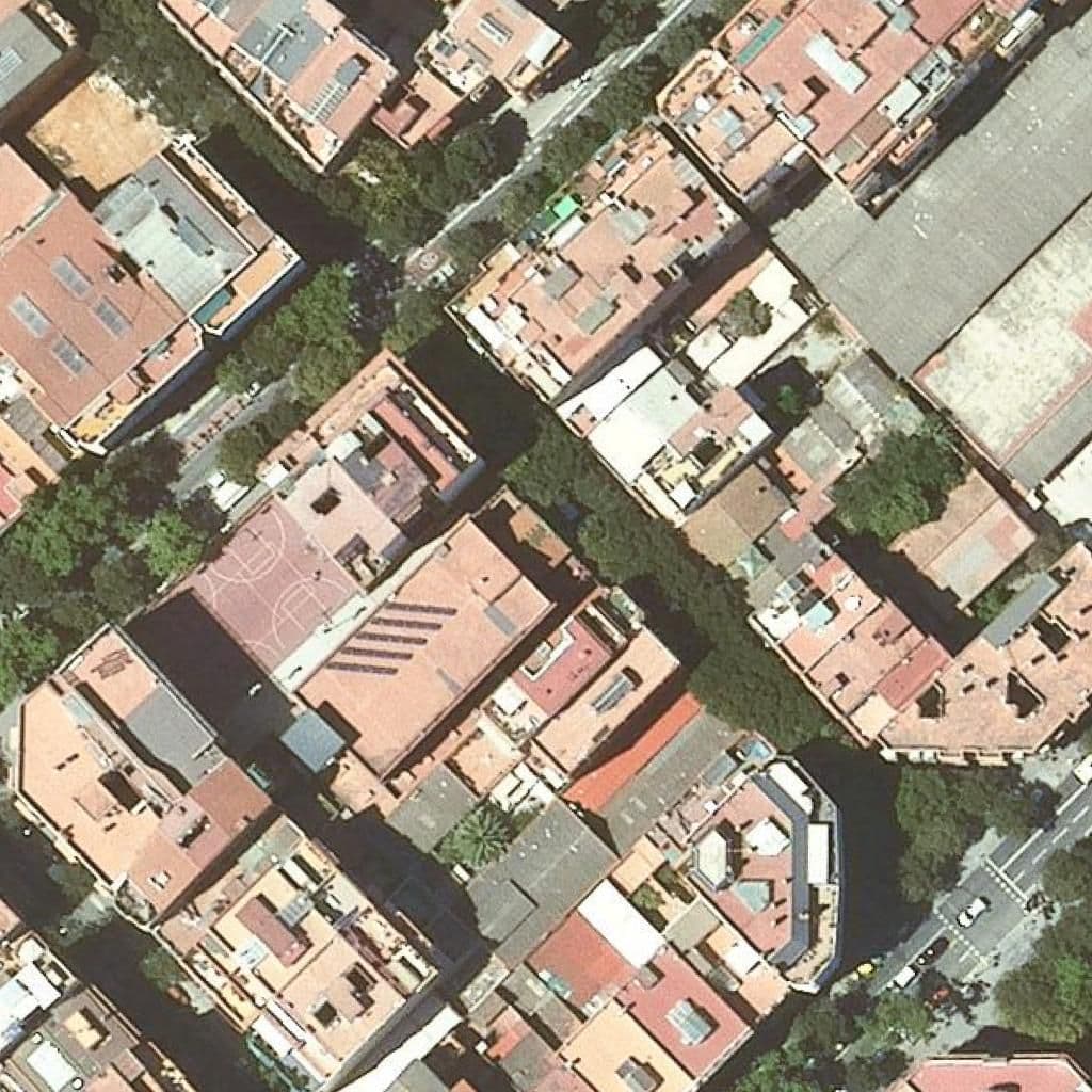 Aerial view of the grounds of Institut Caterina Albert