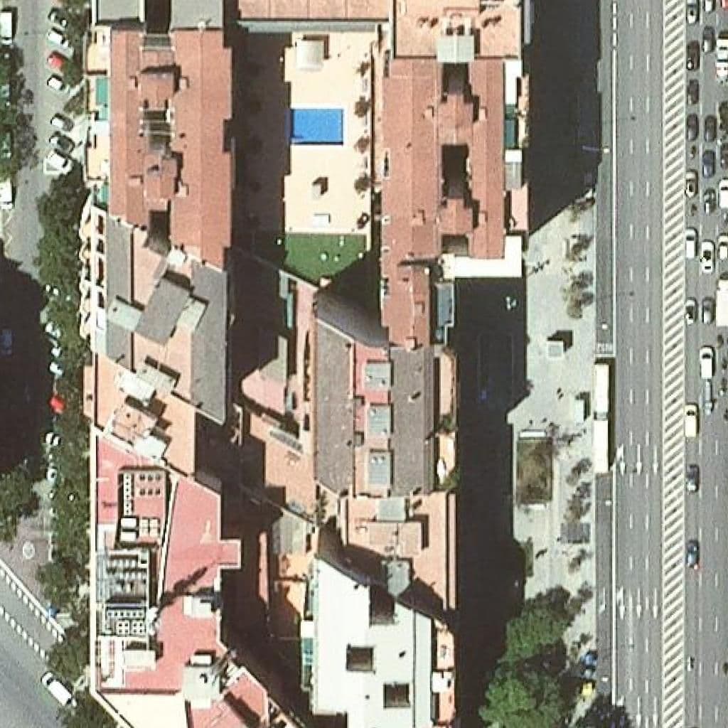 Aerial view of the grounds of Roca