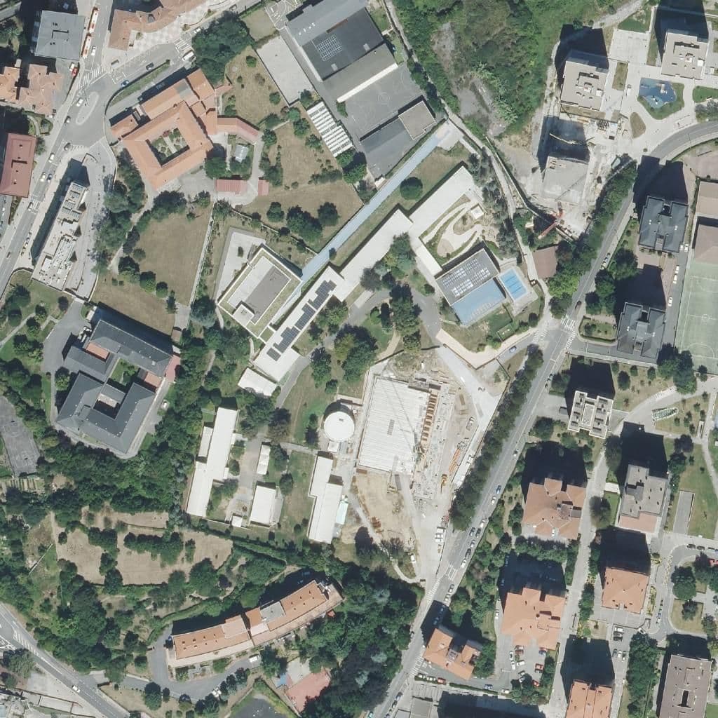 Вид сверху на территорию школы «ALEMAN SAN BONIFACIO»