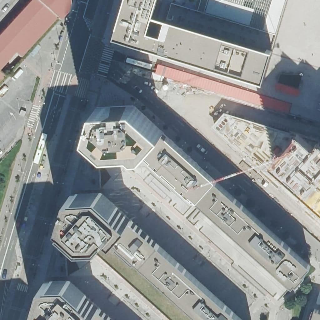 Aerial view of the grounds of BABILA