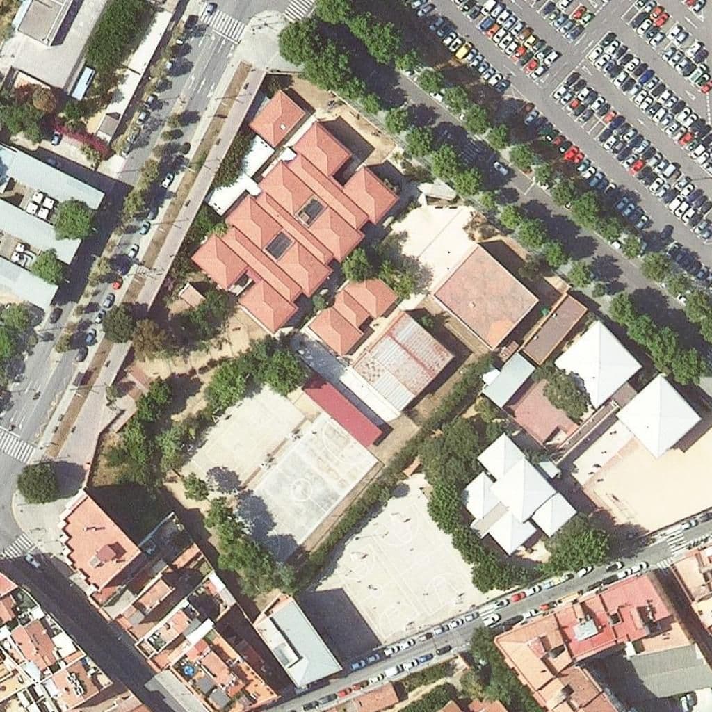 Aerial view of the grounds of Institut Thos I Codina
