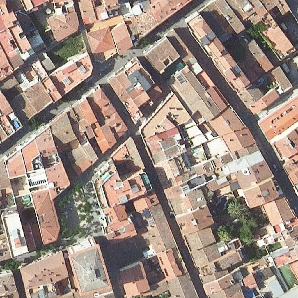 Aerial view of the grounds of Lli Privada L'alba