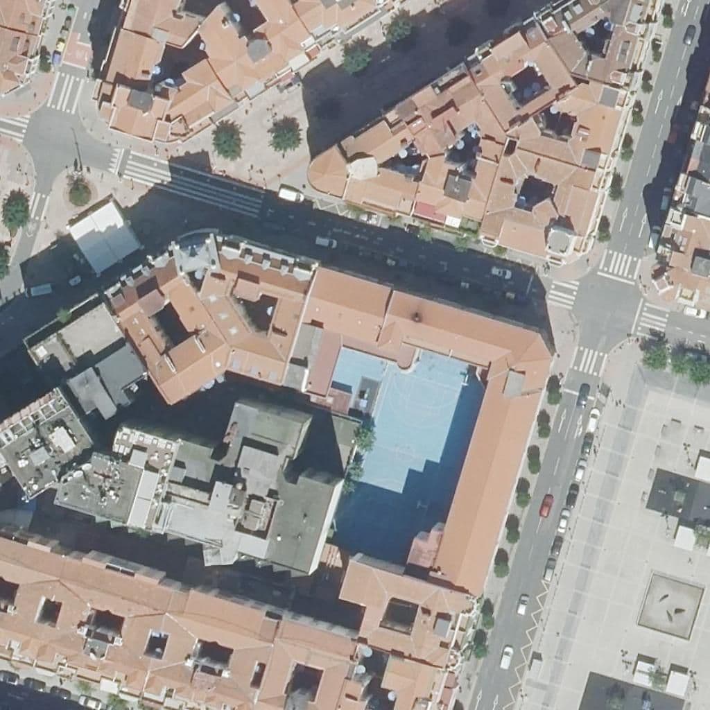 Aerial view of the grounds of SANTIAGO APOSTOL