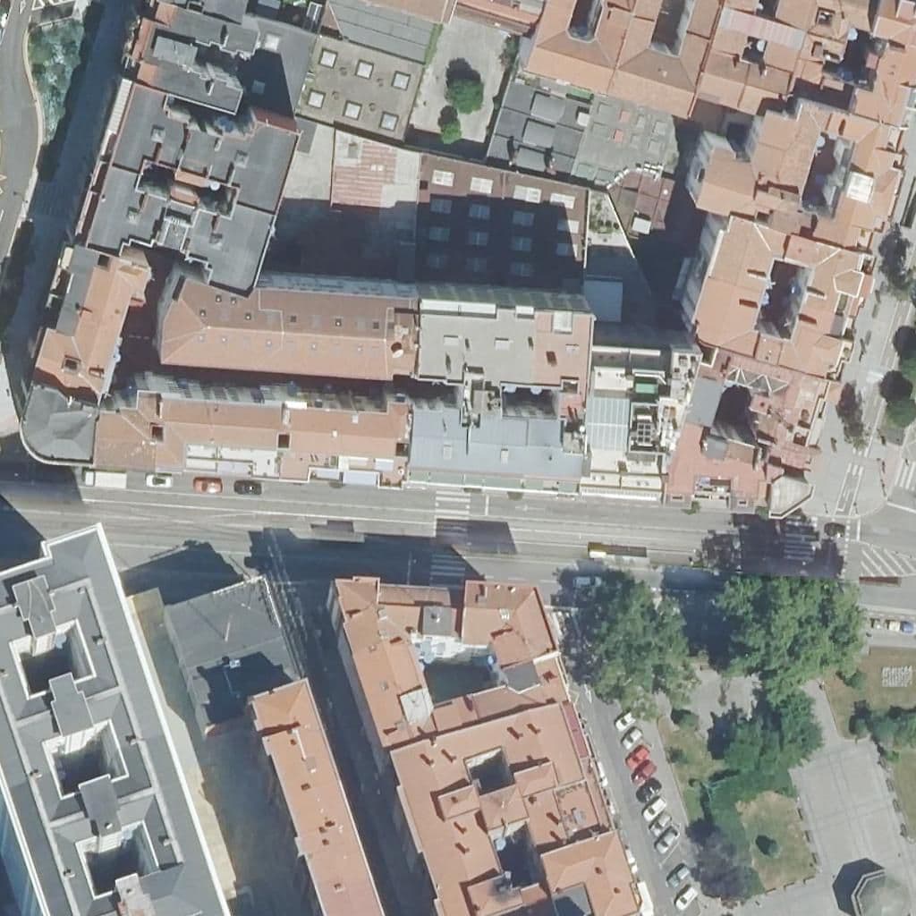 Aerial view of the grounds of MIKELDI