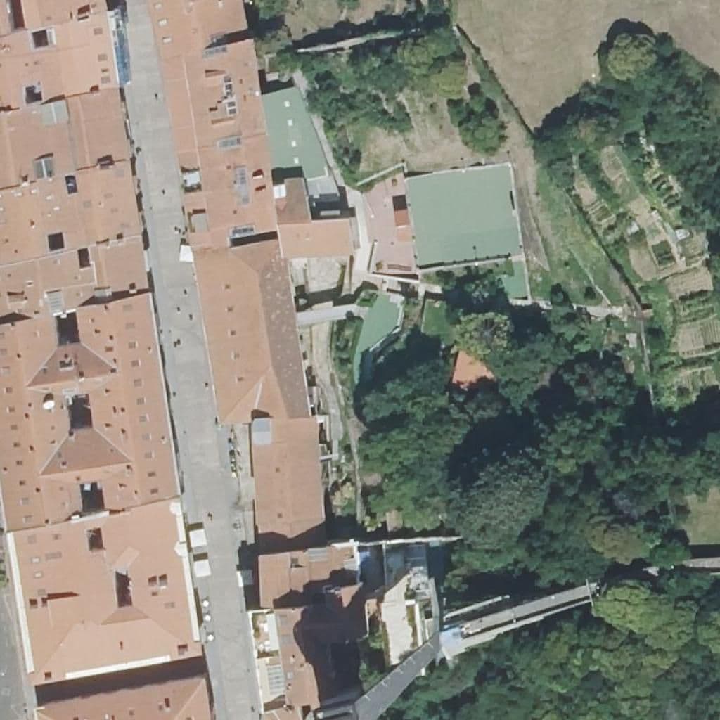 Vista aérea del recinto de ZABALBURU IKASTETXEA