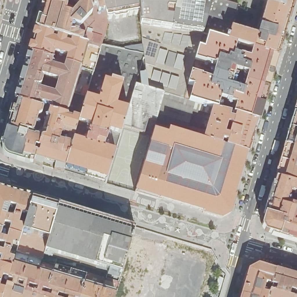 Aerial view of the grounds of BILBOKO HAURRESKOLA-CERVANTES