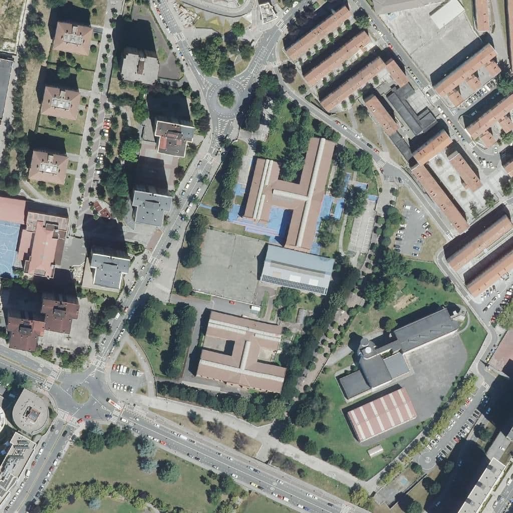 Aerial view of the grounds of ARTABE
