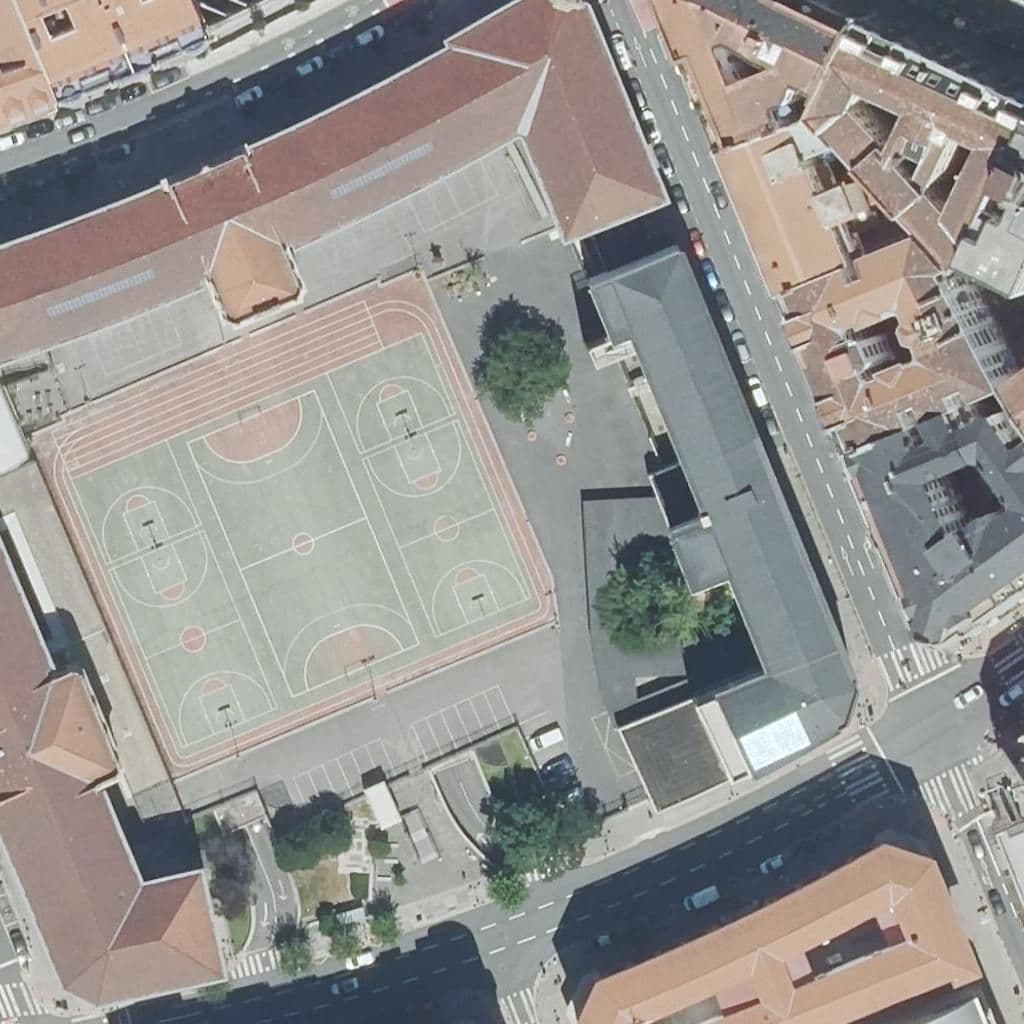 Aerial view of the grounds of MARTIN DE BERTENDONA