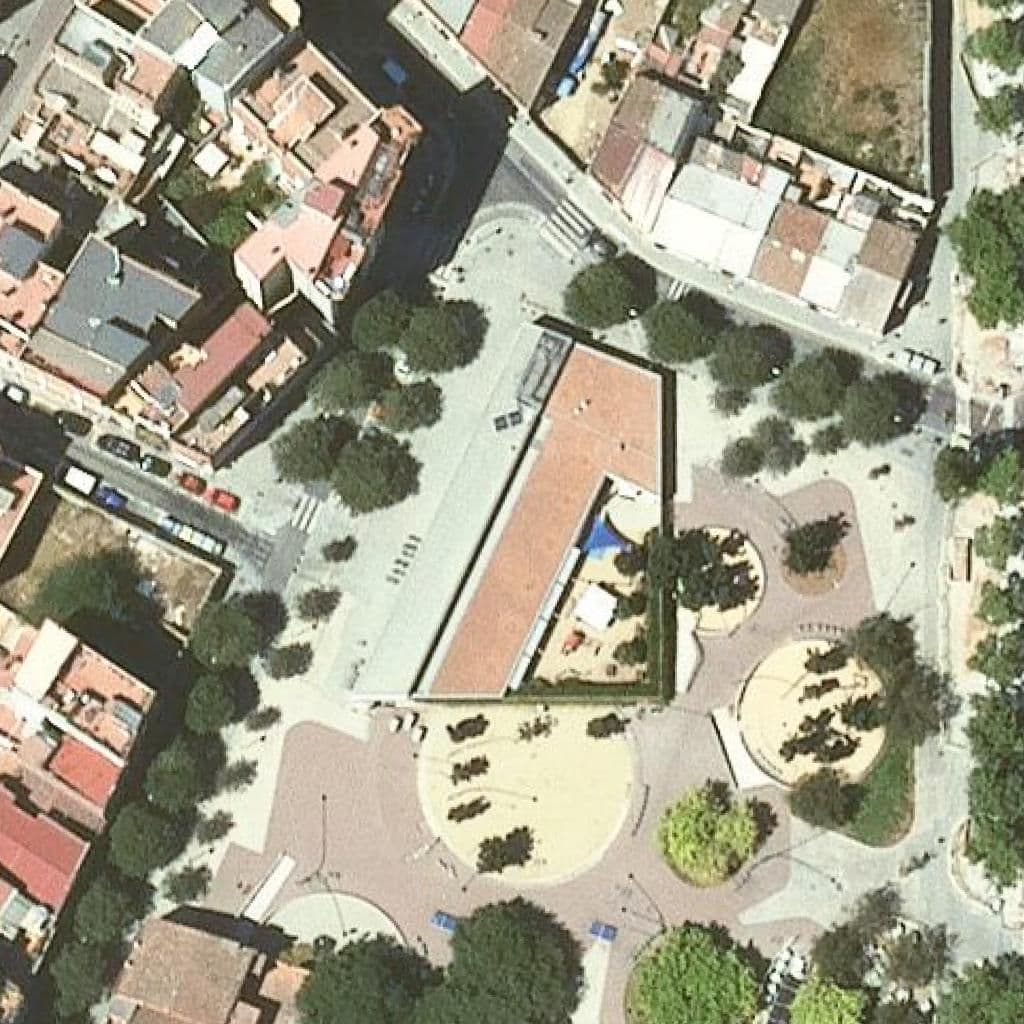 Aerial view of the grounds of Escola Bressol Municipal El Petit Príncep