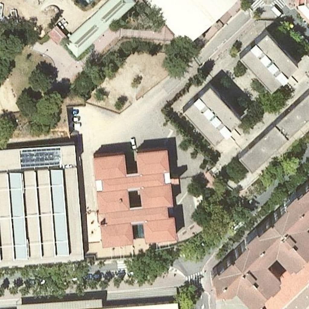 Aerial view of the grounds of Llar D'infants Montserrat