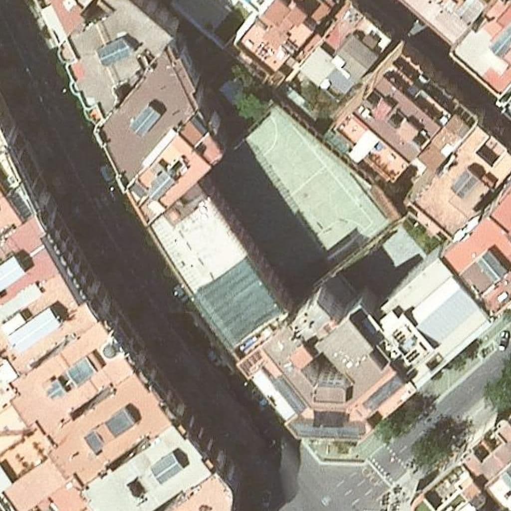 Aerial view of the grounds of Centre D'estudis Professionals Lci Barcelona