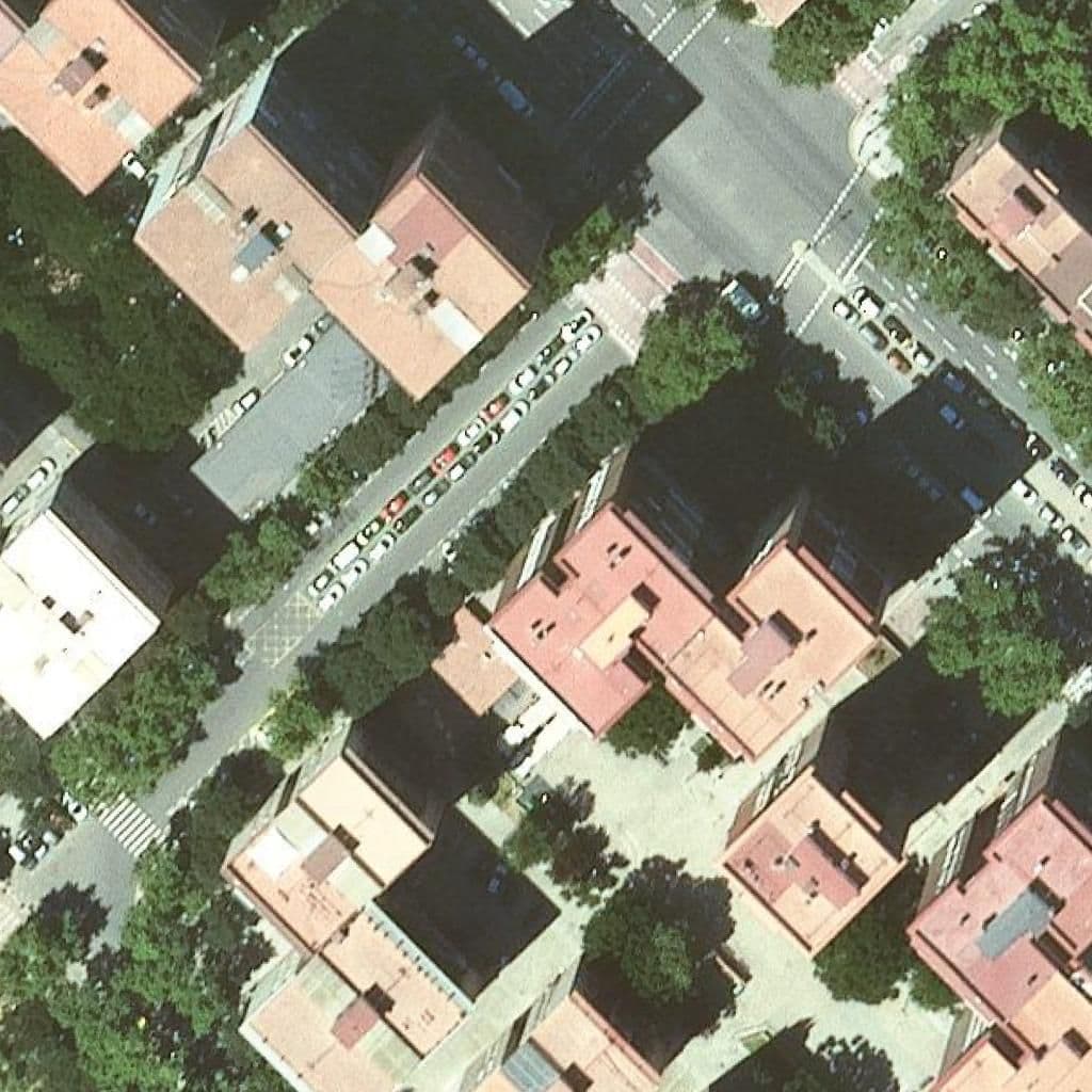 Вид сверху на территорию школы «San Rafael»