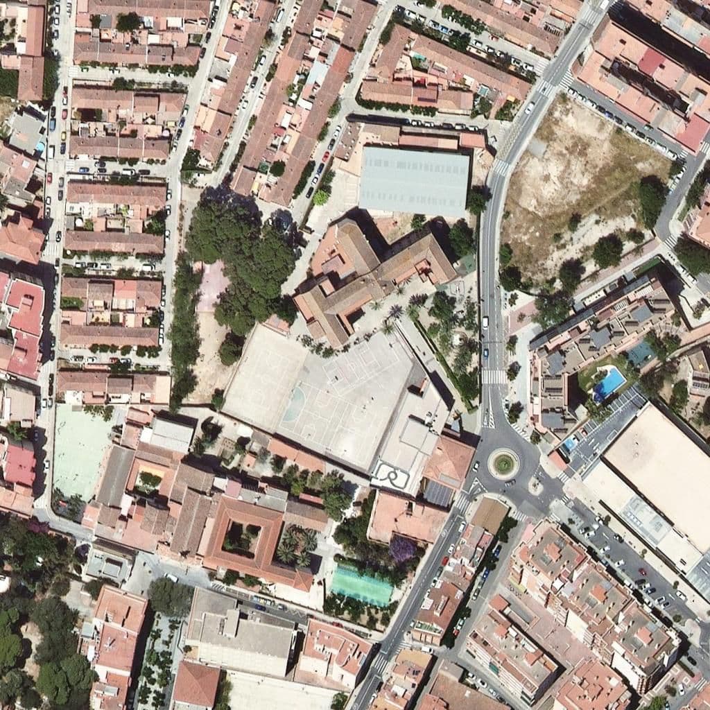 Aerial view of the grounds of Cfa Valls