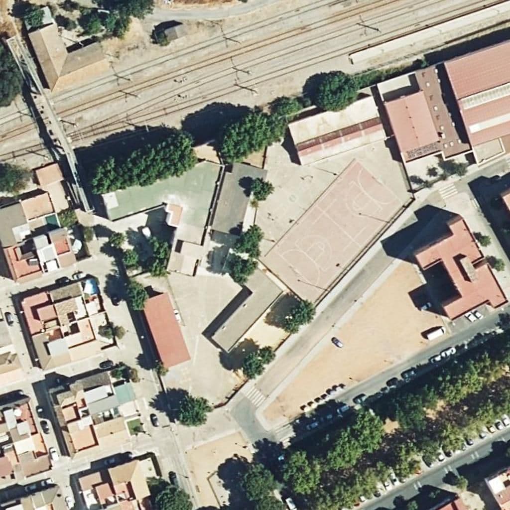 Aerial view of the grounds of Joaquín Tena Artigas