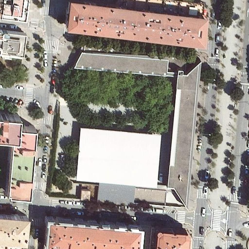 Вид згори на територію школи «Escola Pla De Girona»