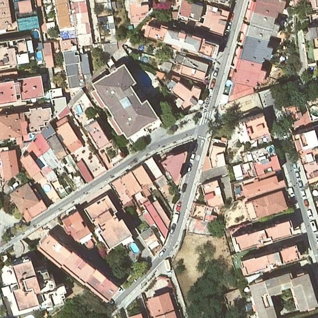 Aerial view of the grounds of Solcar